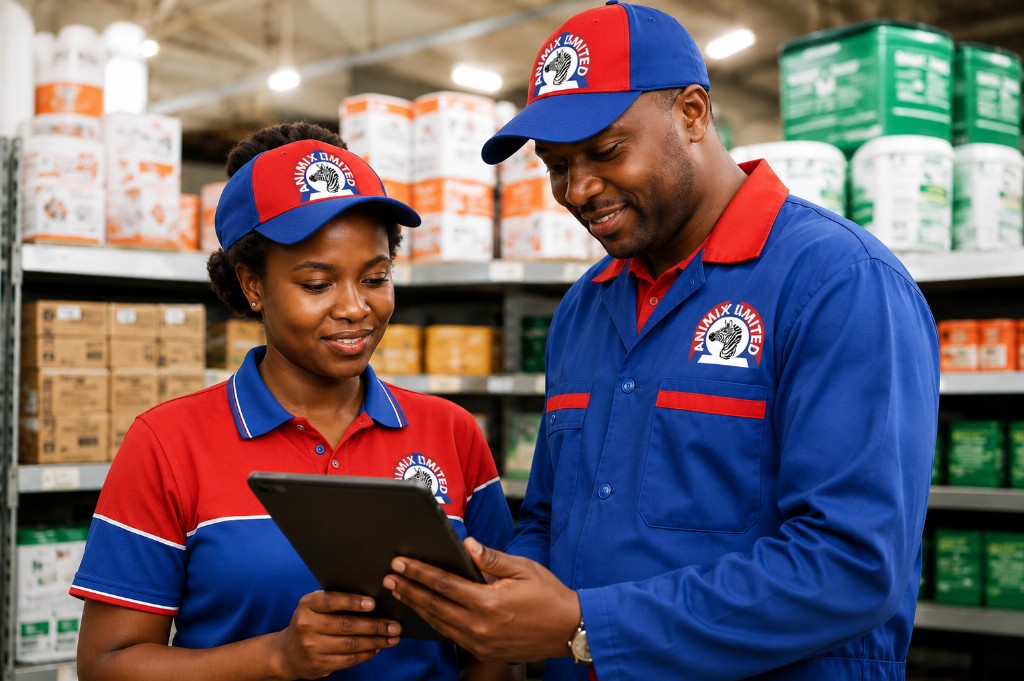Animix customers in warehouse